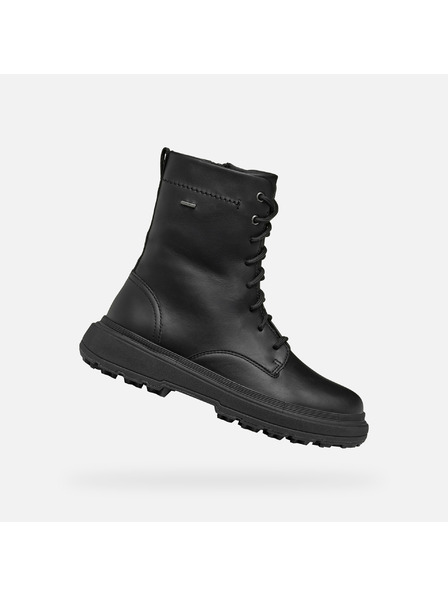 Geox Schwarze Damen Geox Lamidie + Grip ABX Stiefeletten