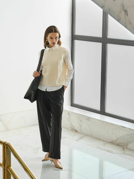 Orsay Cremefarbener Damenpullover ORSAY