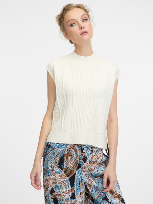 Orsay Cremefarbener Damenpullover ORSAY