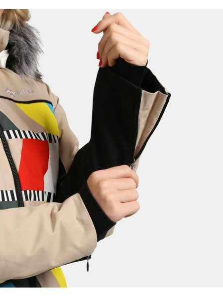 Kilpi Kilpi CLAIR-W Damen-Skijacke Beige