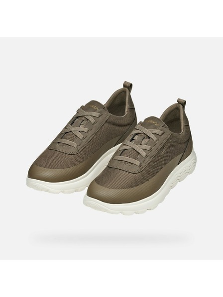 Geox Hellgraue Herren Geox Spherica Turnschuhe