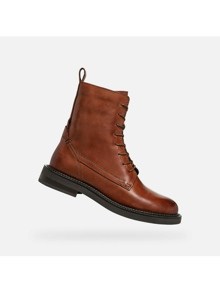 Geox Hellbraune Damen-Stiefelette Geox Serilda