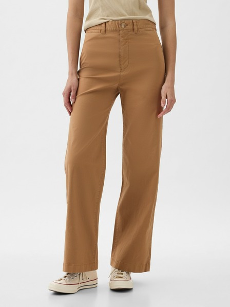 GAP High Stride Wide-Leg Ankle Khakihose GAP