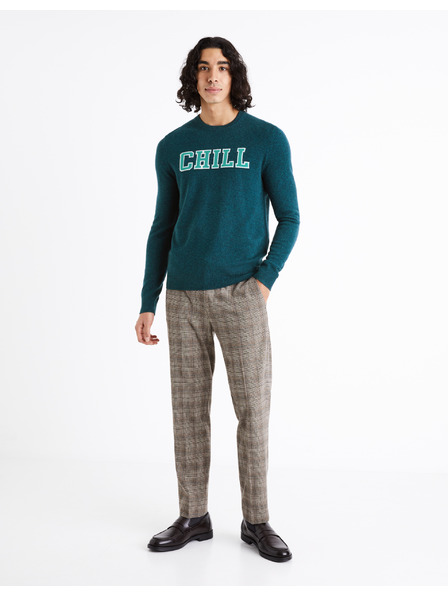 Celio Petrol Herren Pullover aus Merinowolle Celio Cenormal