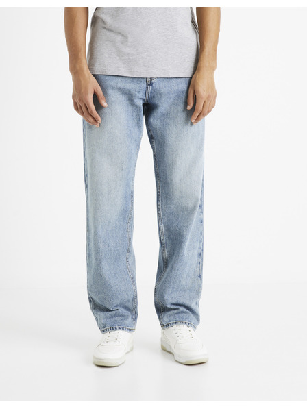 Celio Hellblaue Herrenjeans Celio C15 Straight Fit Dostraight