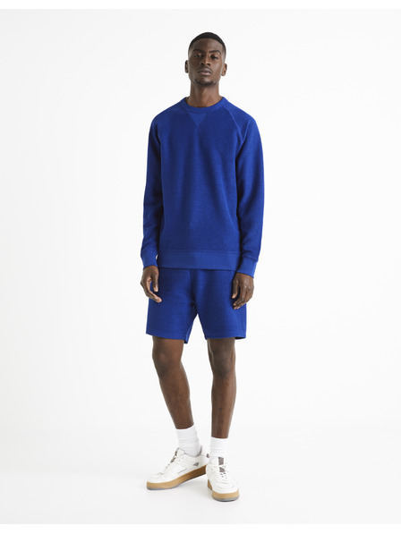 Celio Dunkelblaue Herren Sweatpants Shorts Celio Doreverse