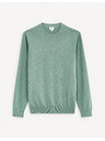 Celio Grüner Herren-Basic-Pullover Celio Decoton