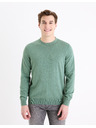 Celio Grüner Herren-Basic-Pullover Celio Decoton