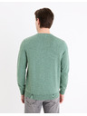Celio Grüner Herren-Basic-Pullover Celio Decoton
