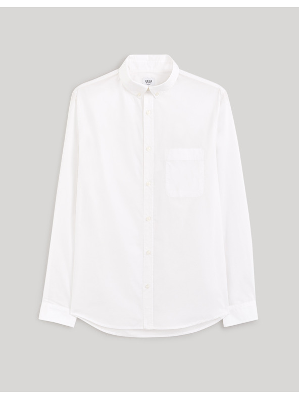 Celio Weißes Herrenhemd Celio Gaopur