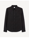 Celio Schwarzes Herrenhemd Celio Gagusti2