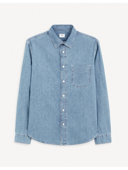 Celio Blaues Herren-Jeanshemd Celio Gagusti1