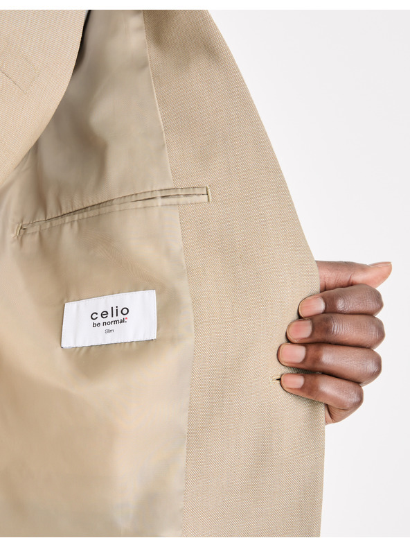 Celio Beige Herrenjacke Celio Funew2
