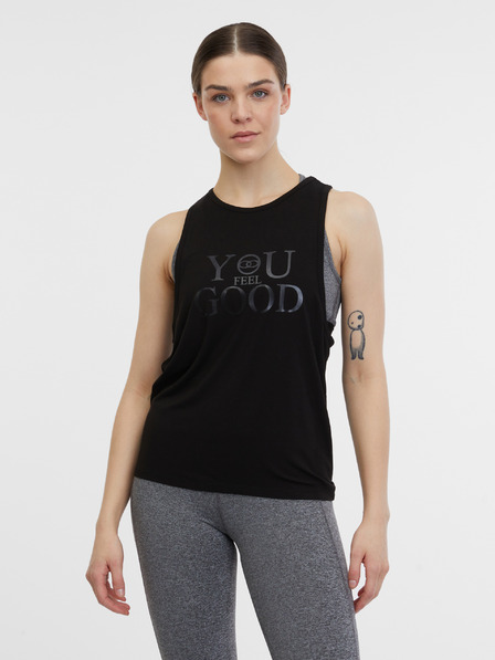 Orsay Schwarzes Damen-Sport-Tank-Top ORSAY