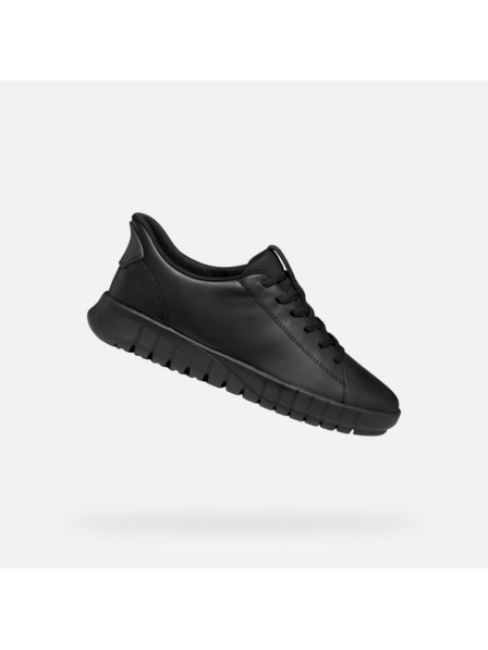 Geox Schwarze Damen-Sneaker Geox Flextride Plus Fast in