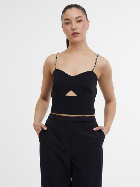 Orsay Schwarzes Damen-Top ORSAY