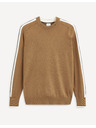 Celio Brauner Pullover mit Wolle Celio Veritas
