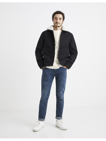 Celio Dunkelblaue Jacke Celio Vujackwoo2