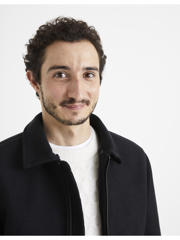 Celio Dunkelblaue Jacke Celio Vujackwoo2