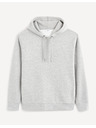Celio Grauer Herren-Kapuzenpullover Basic Celio