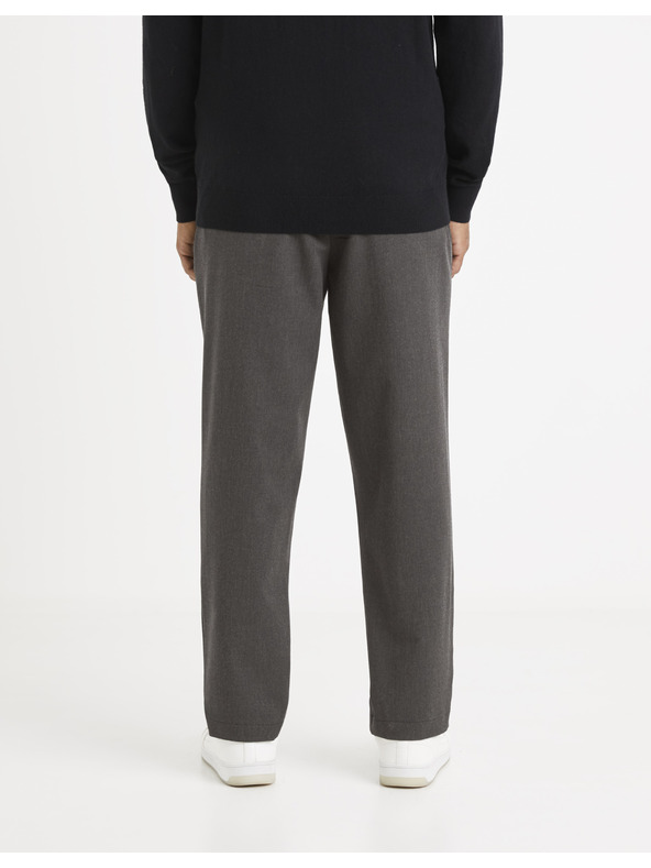 Celio Graue Herren-Cropped-Hose Celio