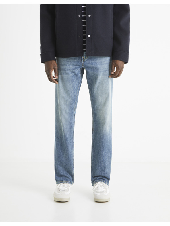 Celio Hellblaue Herren Jeans mit gerader Passform Celio C5