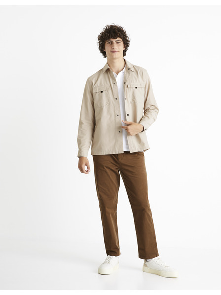 Celio Braune Herrenhosen Celio Cochicrop