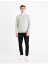 Celio Hellgrauer Herren-Basic-Pullover Celio Decoton