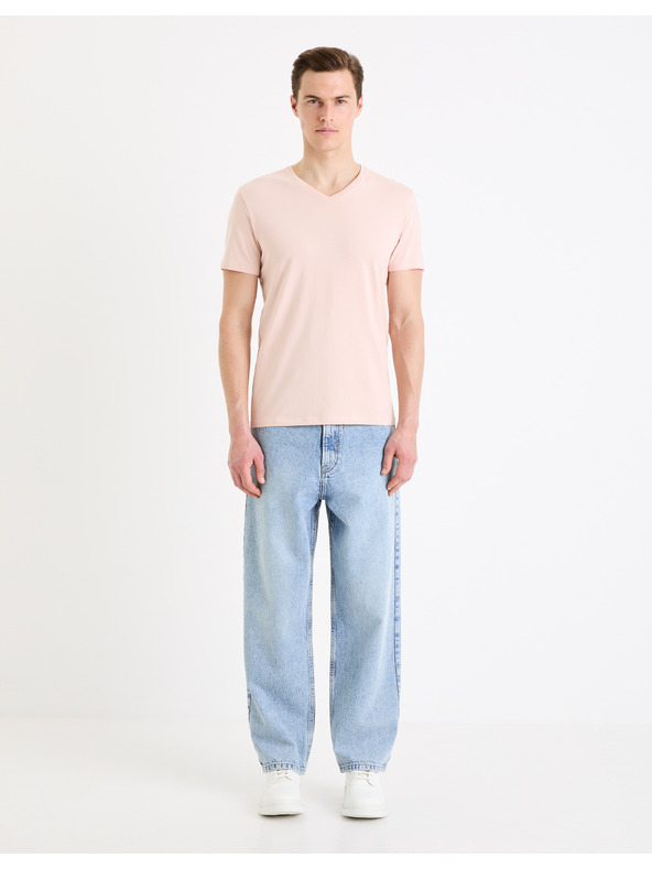 Celio Rosa Herren-Basic-Hemd Celio Neuniv