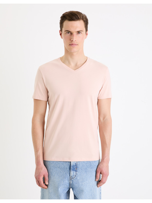 Celio Rosa Herren-Basic-Hemd Celio Neuniv