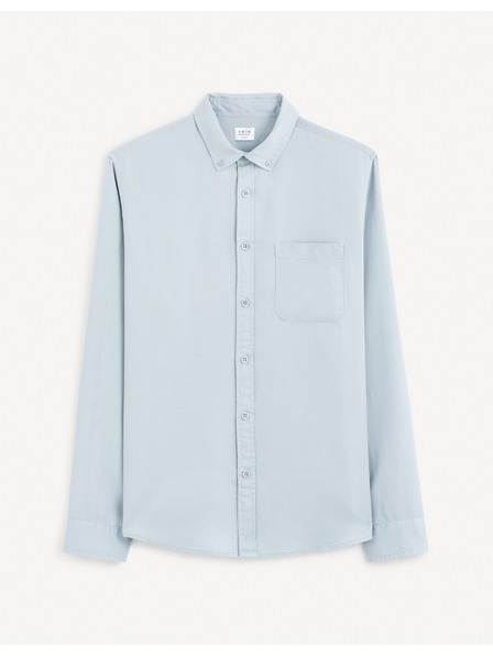 Celio Hellblaues Herrenhemd Celio Gacocel