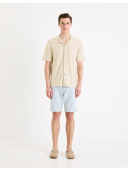 Celio Hellblau Herren Denim Shorts Celio Boknitbm