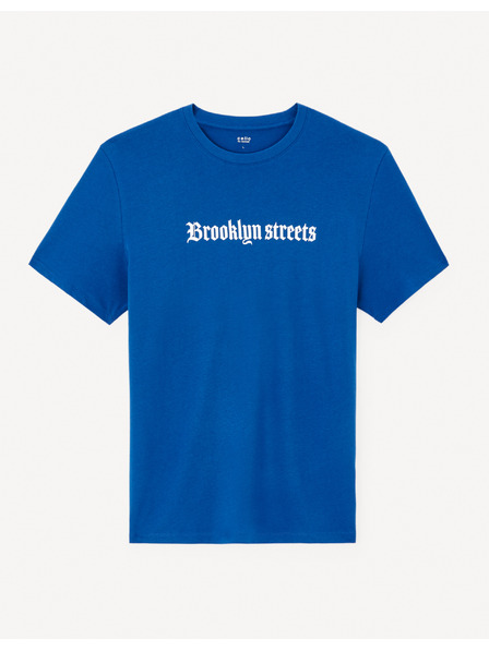 Celio Blaues Herren-T-Shirt Celio Jedark