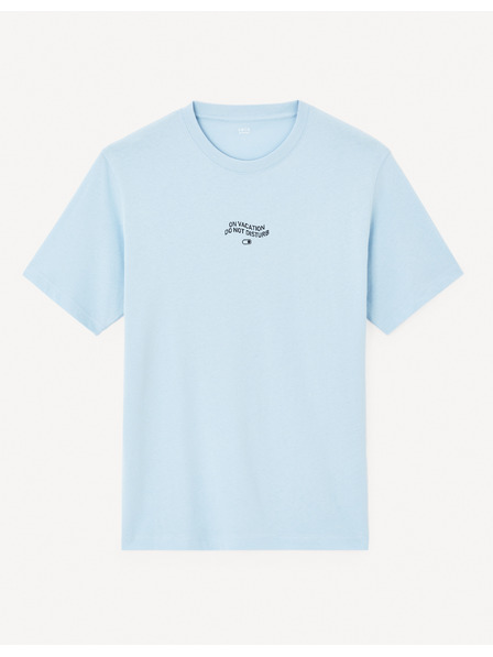 Celio Hellblaues Herren-T-Shirt Celio Jeword