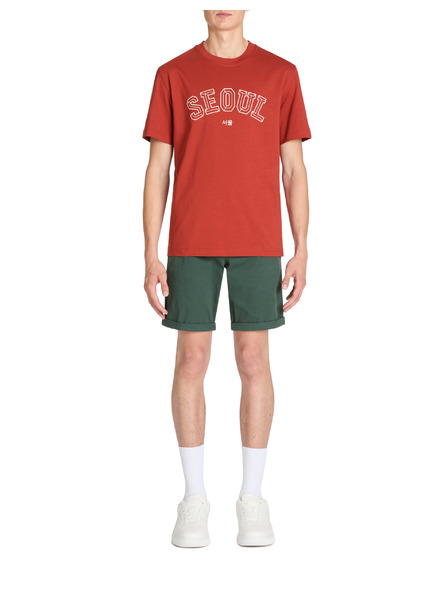 Celio Rotes Herren-T-Shirt Celio Jeoverdu