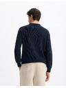 Celio Dunkelblaues Herren-Sweatshirt Celio Leviathan