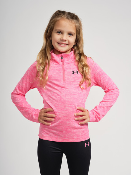 Under Armour Mädchen Set Under Armour UA 1/4 ZIP LEGGING SET