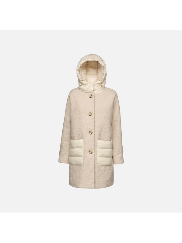 Geox Cremefarbene Damen-Jacke Geox Calithe