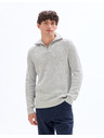 Celio Metrucker Pullover mit Stehkragen