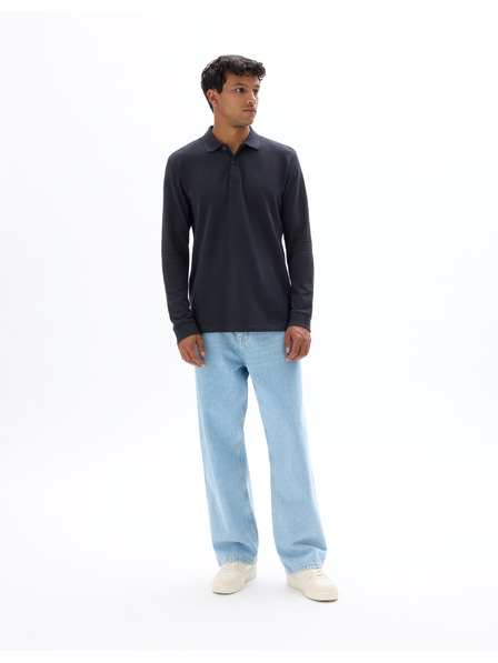 Celio Meoneml Langarm-Polo-Shirt