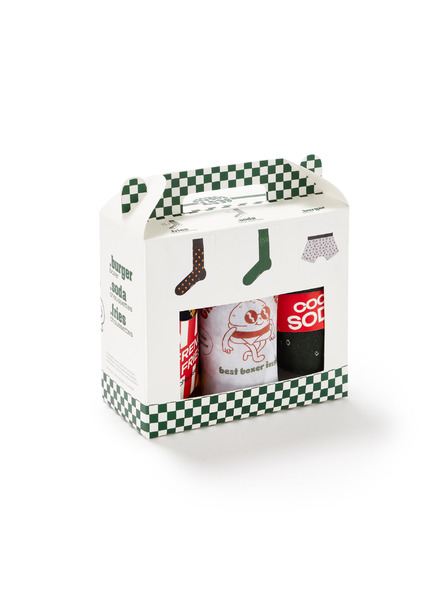 Celio Geschenkbox Unterwäsche Fast Food