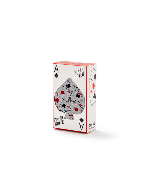 Celio Geschenkbox Boxershorts Poker