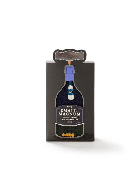 Celio Weihnachtsverpackung Socken Sekt