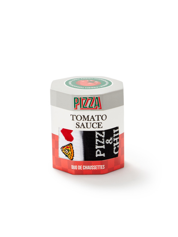 Celio Geschenkbox Socken Pizza