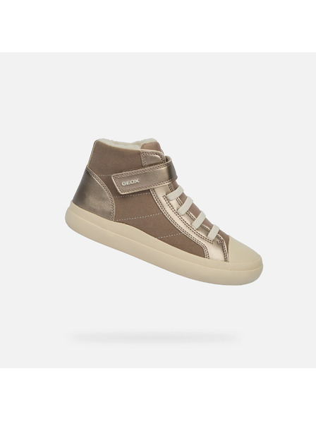 Geox Beige Mädchensneaker Geox Gisli Girl