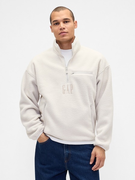 GAP Oversize Sweatshirt Unisex Sherpa Arctic Fleece GAP