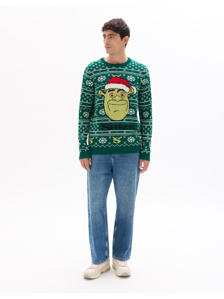 Celio Weihnachtspullover Shrek