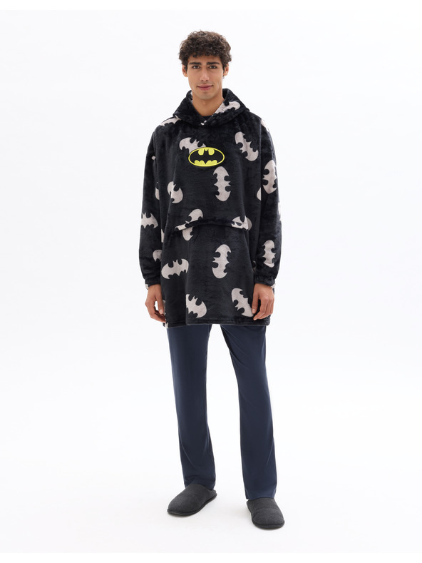 Celio Plüsch-Kapuzenpullover Batman