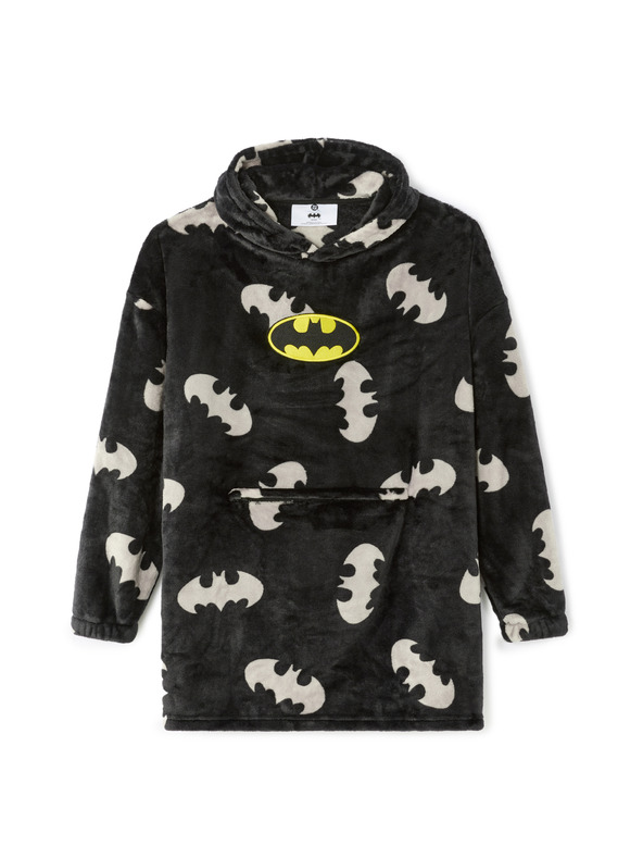 Celio Plüsch-Kapuzenpullover Batman