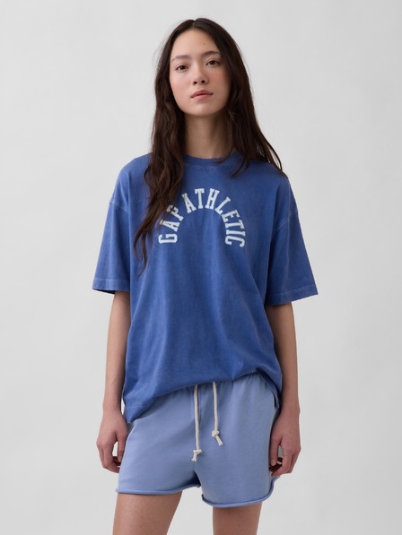 GAP Oversize T-Shirt mit Logo Athletic VintageSoft GAP